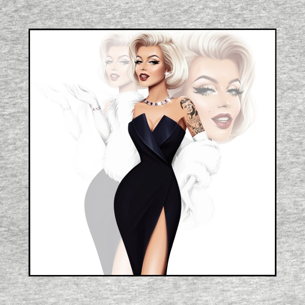 Marilyn Monroe by MissBibishka